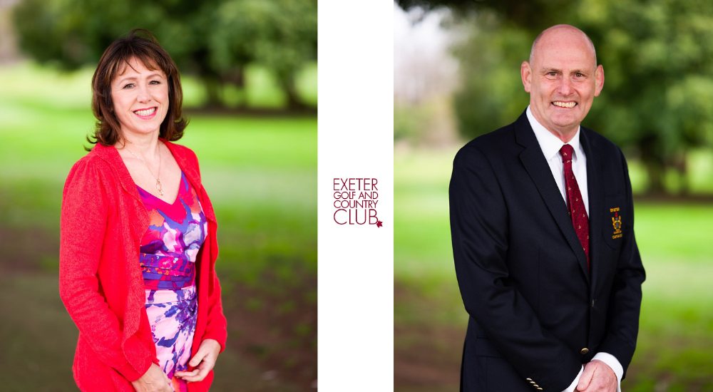 golf captains, golf exeter golf and country club, charles kislingbury, lizzie white, golf captains 2021 exeter