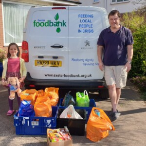 exeter foodbank, foodbank, exeter golf and country