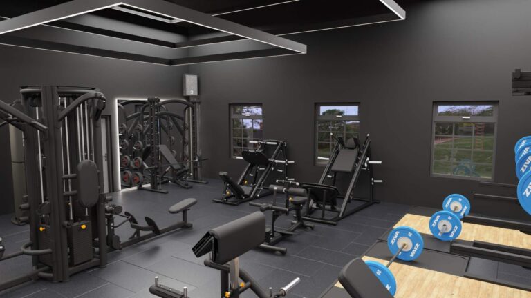 The MATRIX Weights Rooms at the new Gym at Exeter Golf and Country Club luxury gym