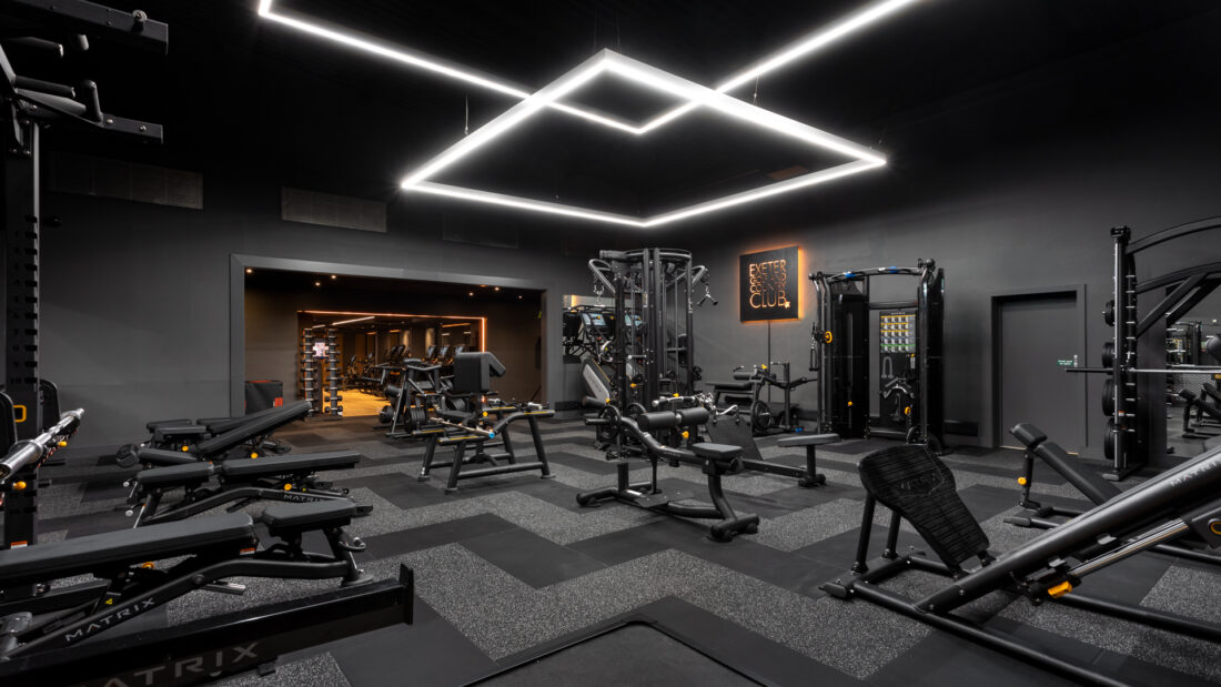 new gym at exeter golf and country club, gyms in exeter