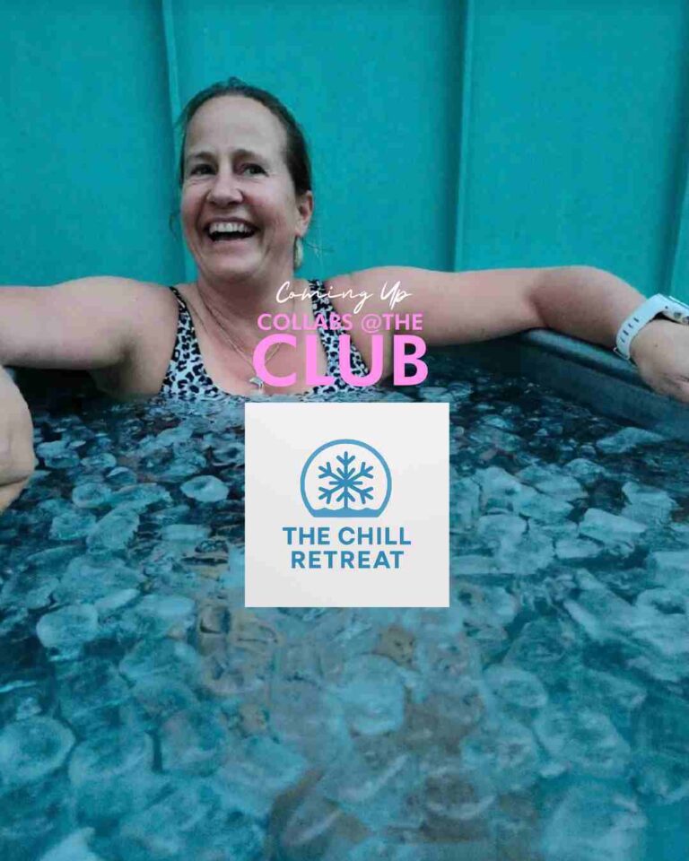 cold water therapy for menopause with the chilled retreat