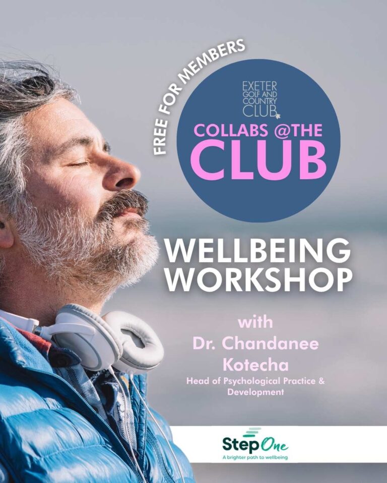 wellbeing workshop with step one charity